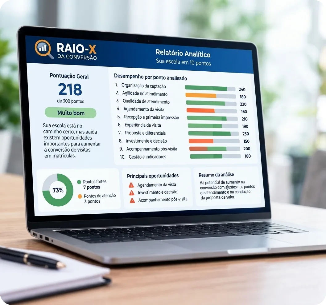 Plano Especialista - Relatório Analítico de Captação Escolar